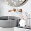 Grifo lavabo empotrado monomando Olimpo oro rosa cepillado de Imex